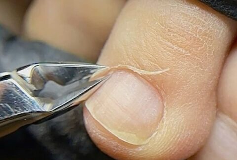Pedicura al seco
